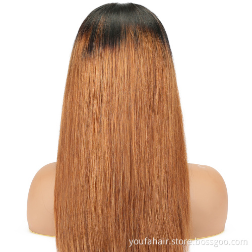 Swiss 13x4 13x6 HD Lace Frontal Wig Pre Plucked Ombre 1B 30 Brazilian Hair Wig with Black Women 100% Human Hair Wig Lace Front